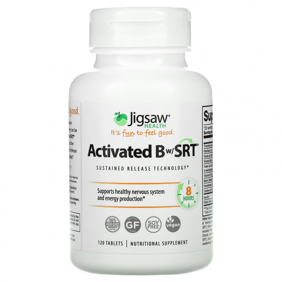   Jigsaw Health, Activated Bw/SRT, 120 Tablets    -     -,    