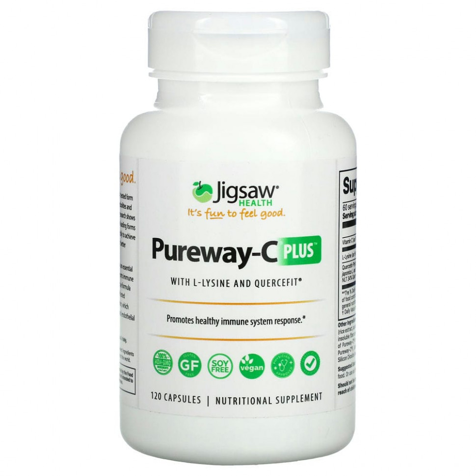   Jigsaw Health, Pureway-C Plus  L-  Quercefit, 120     -     -,    