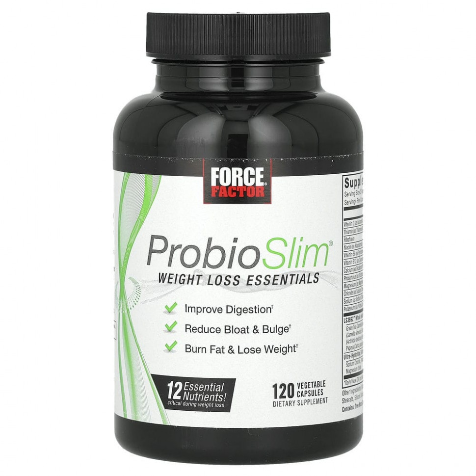   Force Factor, ProbioSlim,      , 120     -     -,    