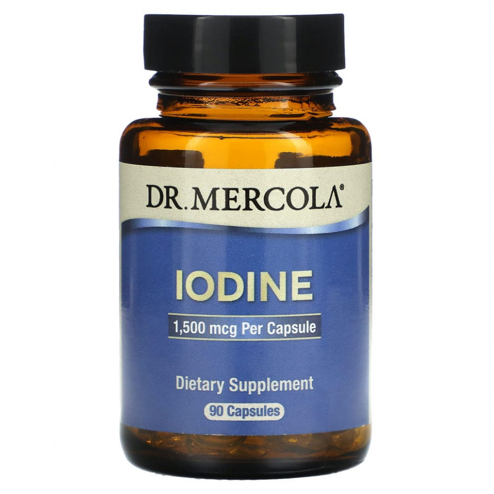 Dr. Mercola, Iodine, 1,500 mcg, 90 Capsules , IHerb ()  