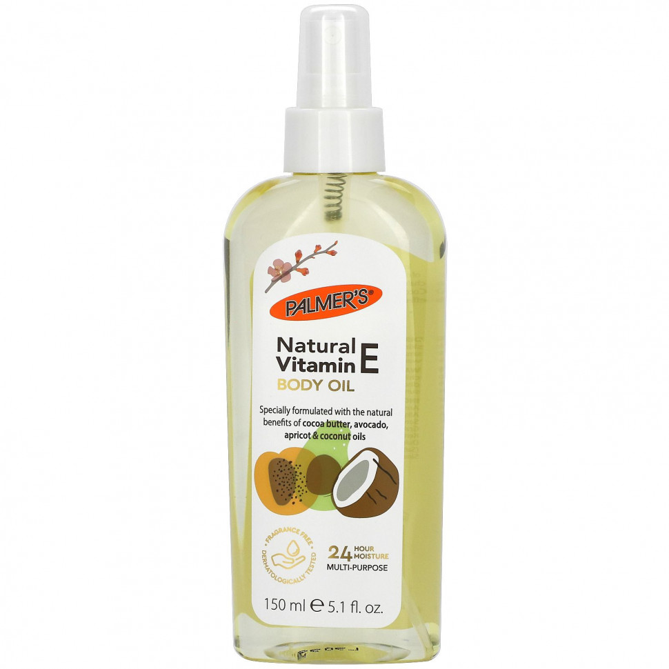   Palmer's, Natural Vitamin E Body Oil, 5.1 fl oz (150 ml)    -     -,    