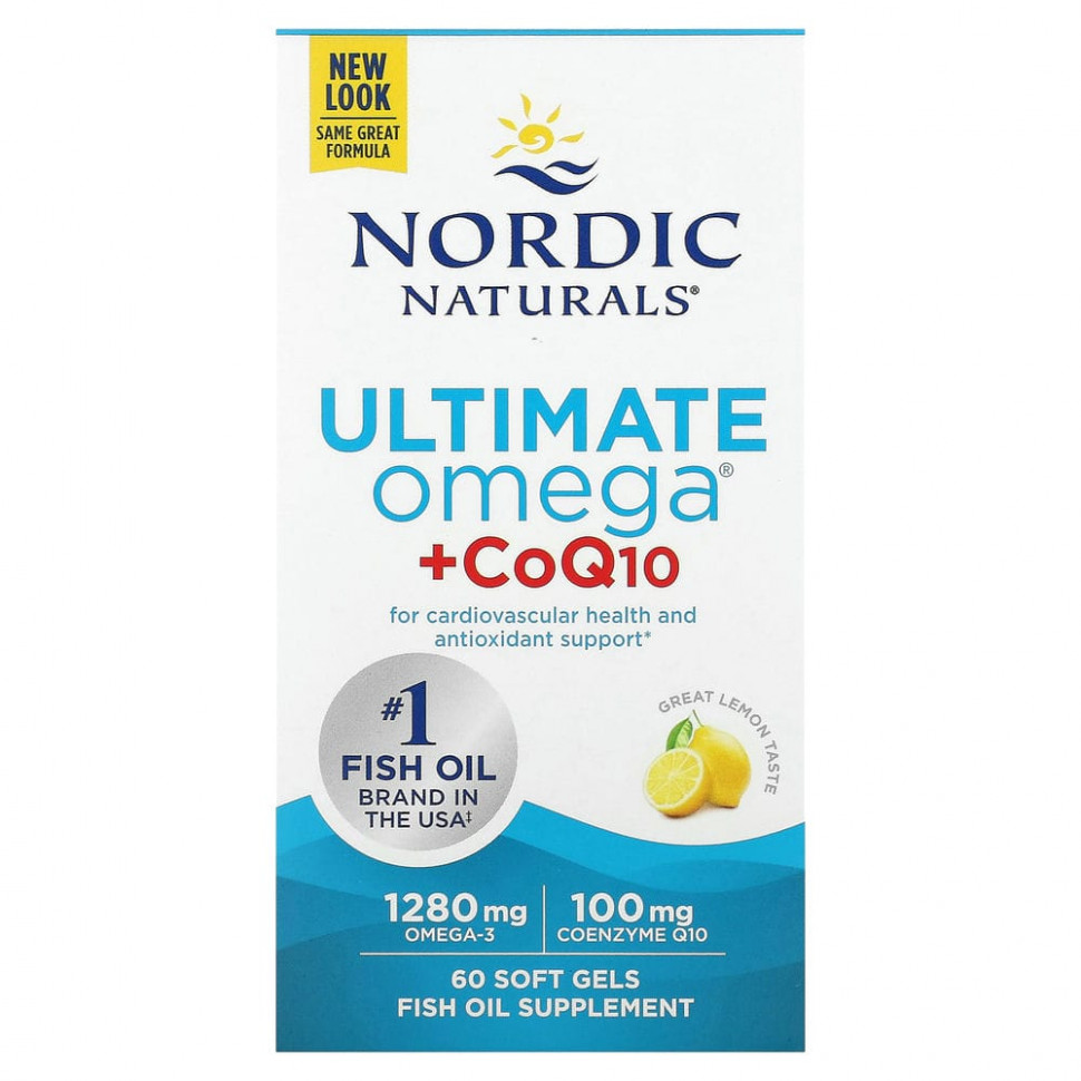   Nordic Naturals, Ultimate Omega + CoQ10, 640 , 60     -     -,    