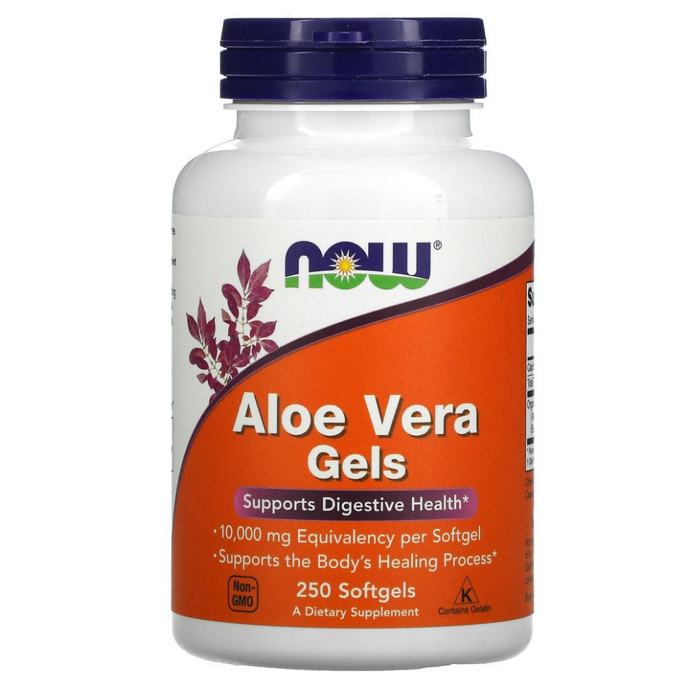   NOW Foods, Aloe Vera Gels, 250       -     -,    