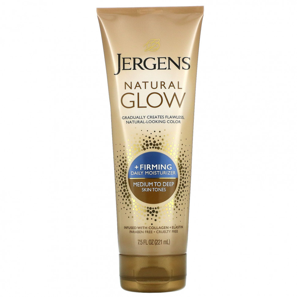   Jergens,    Natural Glow   , Firming Daily Moisturizer,  Medium to Tan (221 )    -     -,    