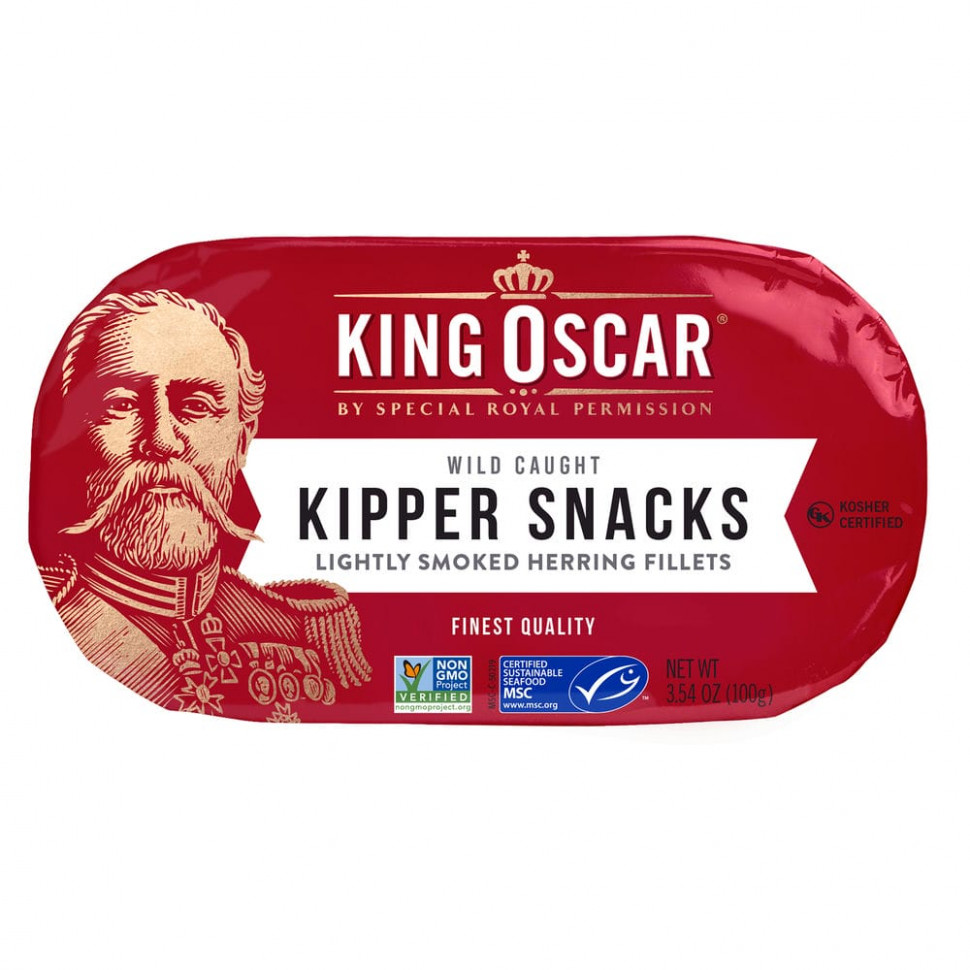   King Oscar, Kipper Snacks,   , 100  (3,54 )    -     -,    