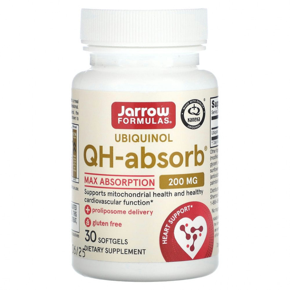   Jarrow Formulas,  QH-Absorb, 200 , 30      -     -,    