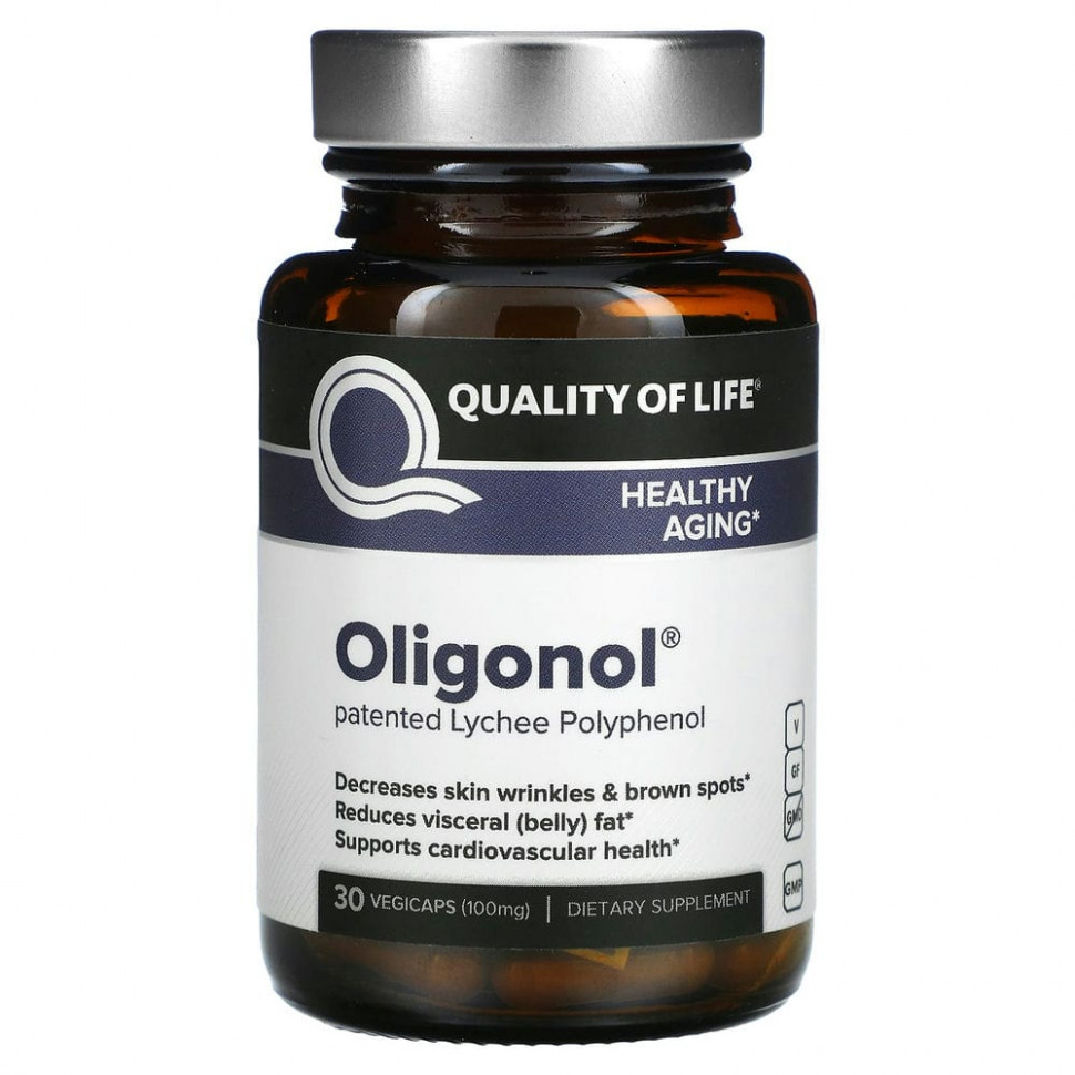   Quality of Life Labs, Oligonol, 100 , 30      -     -,    