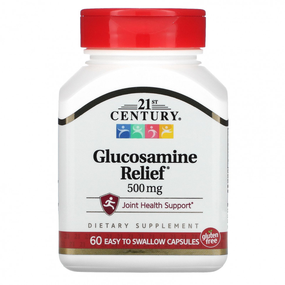   21st Century, Glucosamine Relief, 500 , 60 ,       -     -,    