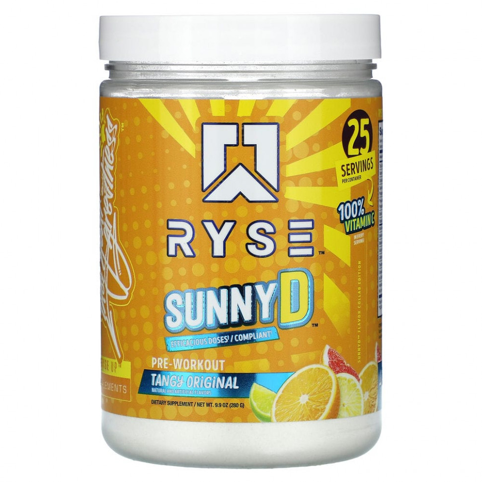   Ryse Supps, Pre-Workout, Sunny D,  , 280  (9,9 )    -     -,    