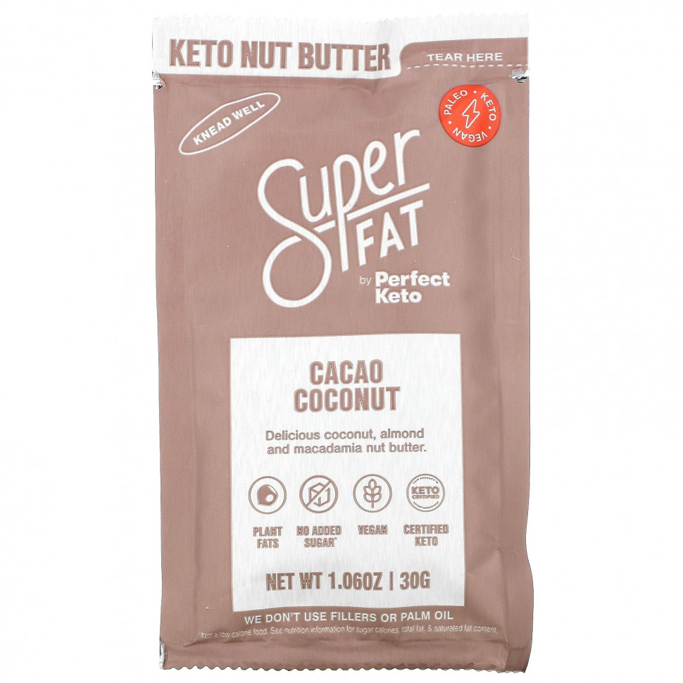   SuperFat, Keto Nut Butter,   , 30  (1,06 )    -     -,    