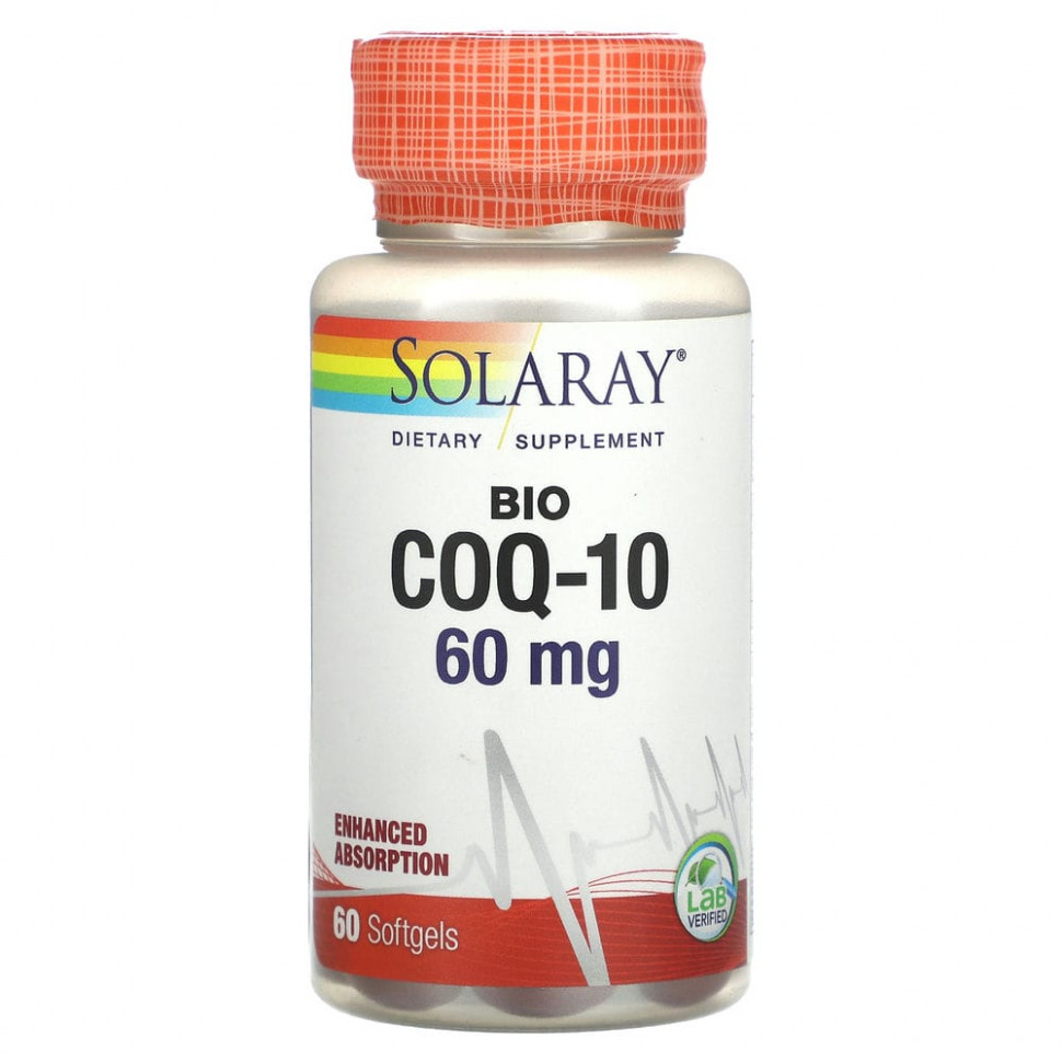   Solaray, Bio CoQ-10, 60 , 60      -     -,    