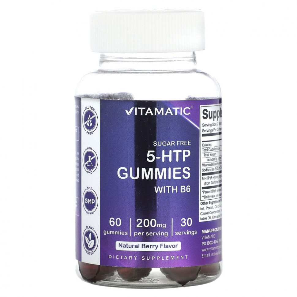   Vitamatic, 5-HTP     B6,  , 100 , 60      -     -,    