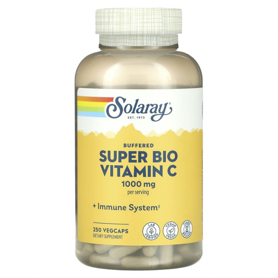   Solaray, Super Bio Vitamin C,  C  , 250      -     -,    