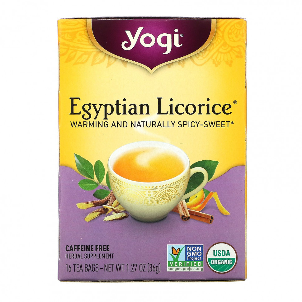   Yogi Tea, Egyptian Licorice ( ),  , 16  , 36  (1,27 )    -     -,    