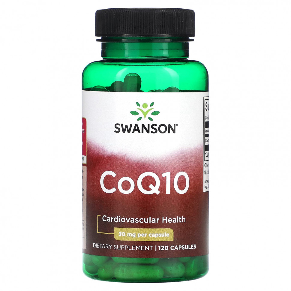   Swanson, CoQ10, 30 , 120     -     -,    