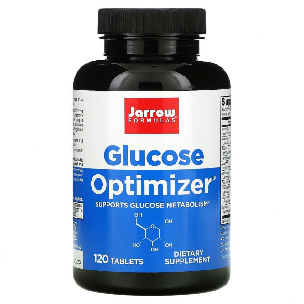   Jarrow Formulas, Glucose Optimizer, 120     -     -,    