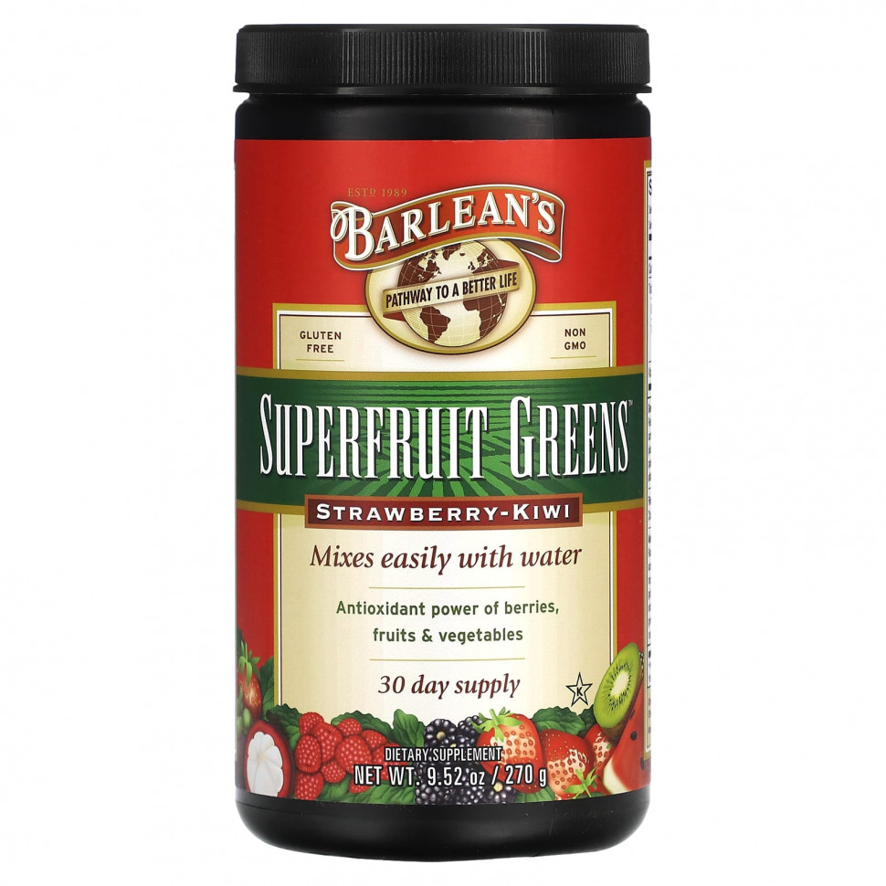   Barlean's, Superfruit Greens,   , 270  (9,52 )    -     -,    