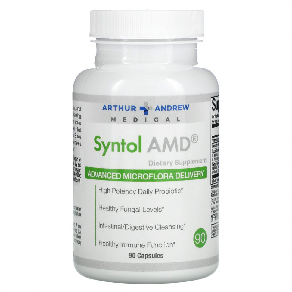   Arthur Andrew Medical, Syntol AMD, Advanced Microflora Delivery,    , 500 , 90     -     -,    