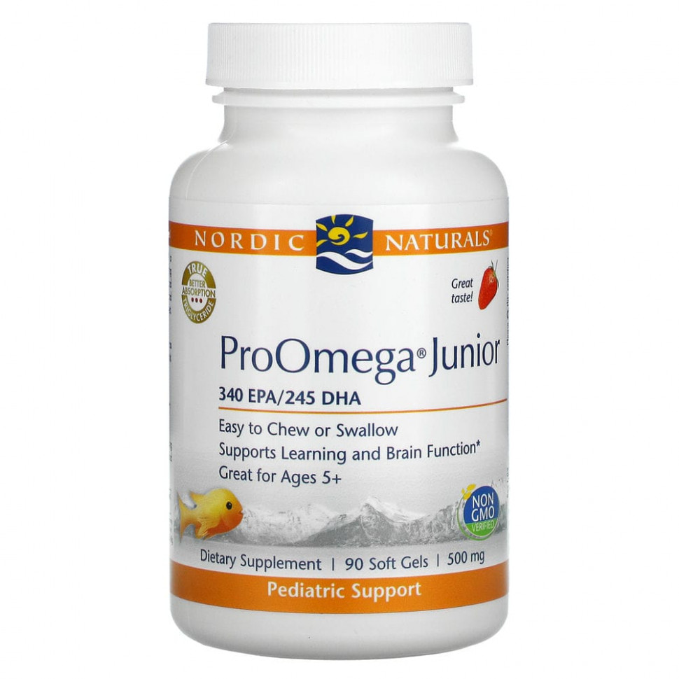   Nordic Naturals, ProOmega Junior,  , 340 , 90      -     -,    