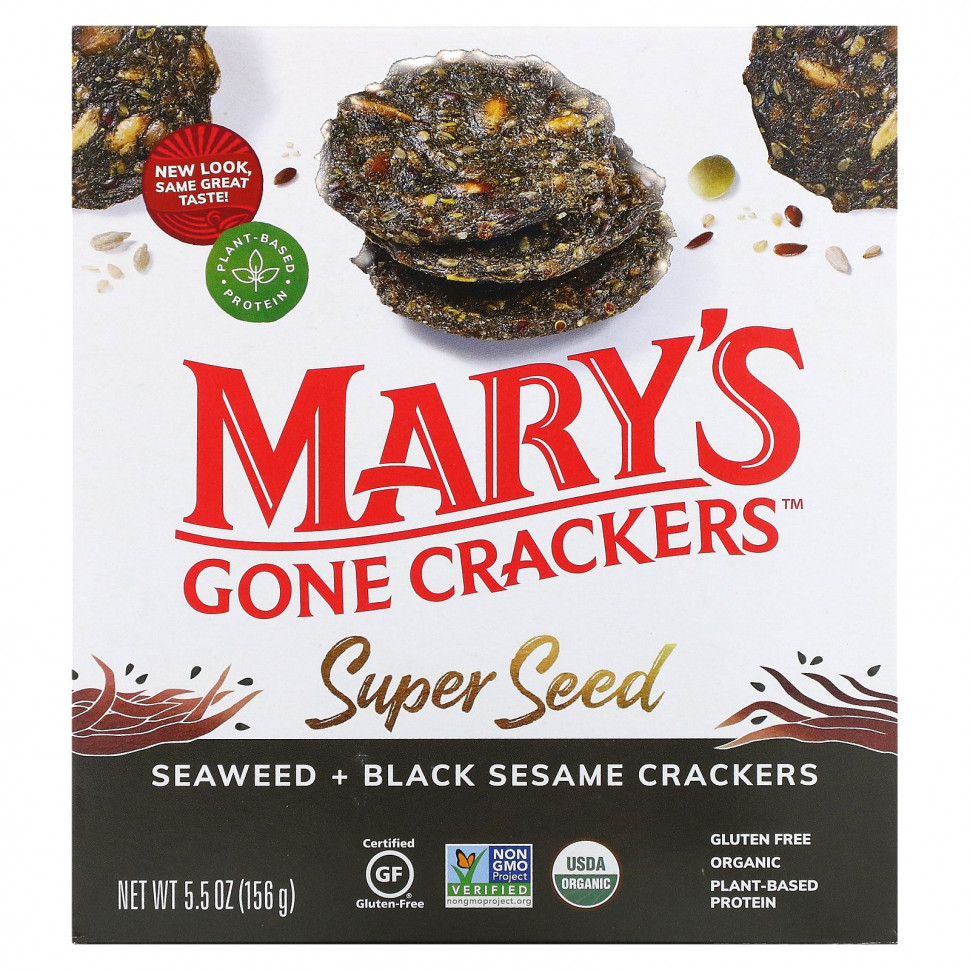   Mary's Gone Crackers, Super Seed,  ,    , 155  (5,5 )    -     -,    