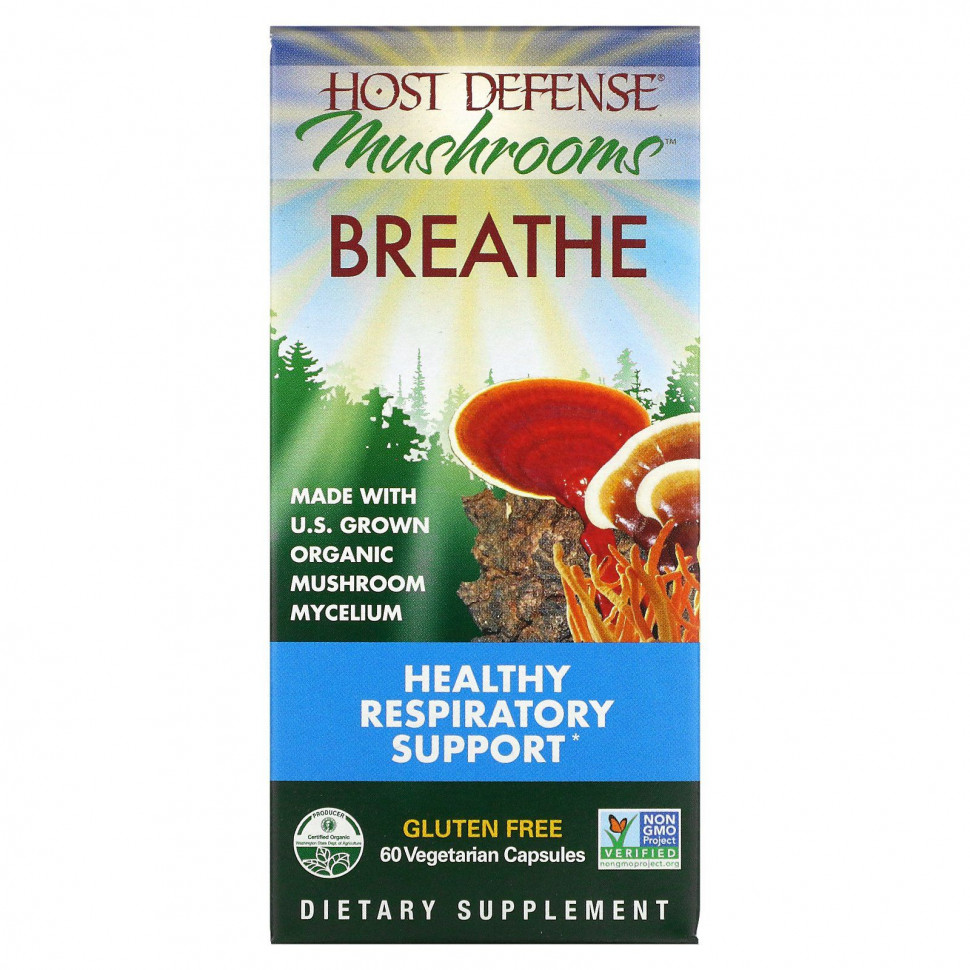   Fungi Perfecti, Host Defense, Breathe,      , 60      -     -,    