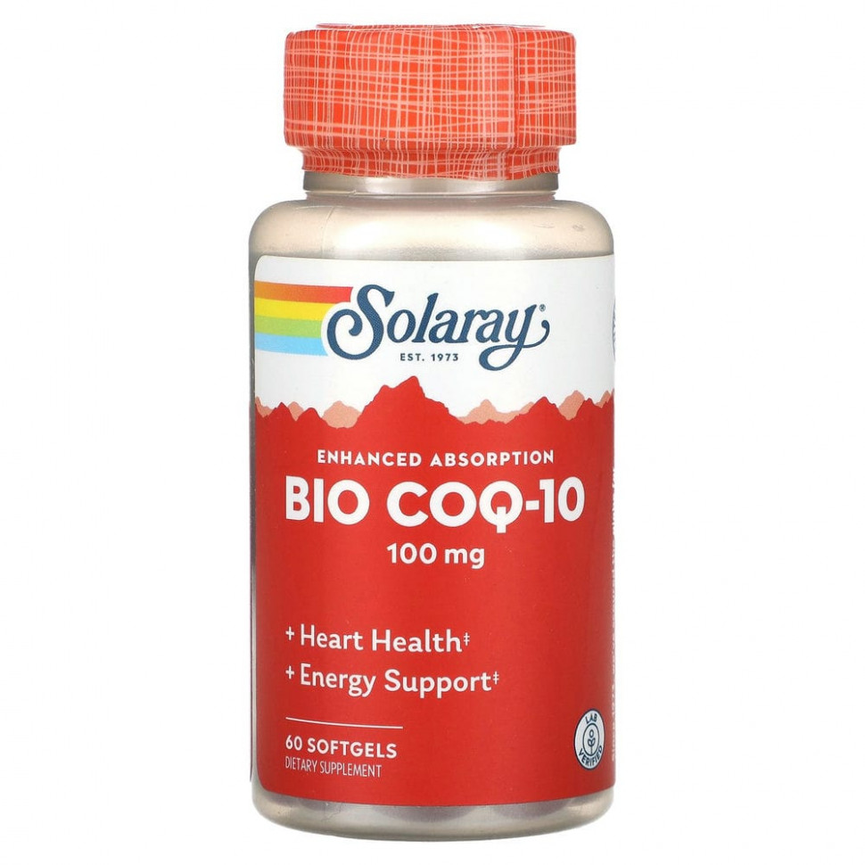   Solaray, Bio COQ-10,  , 100 , 60      -     -,    