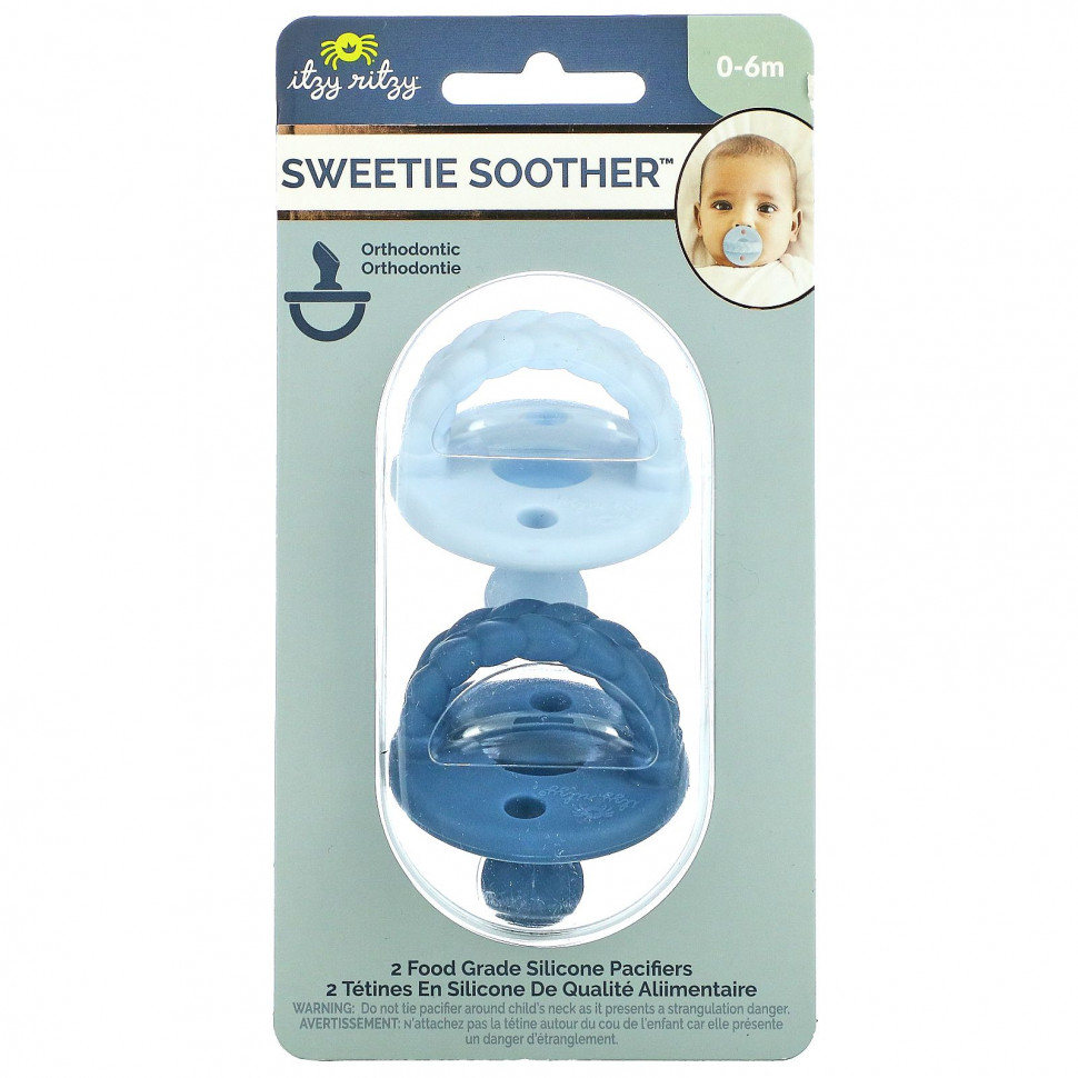   itzy ritzy, Sweetie Soother,   ,    0  6 ,  Sky & Surf, 2     -     -,    