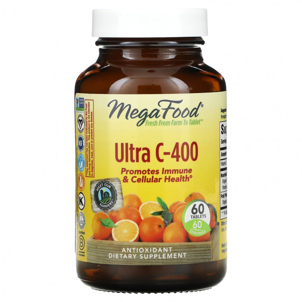   MegaFood, Ultra C-400, 60     -     -,    