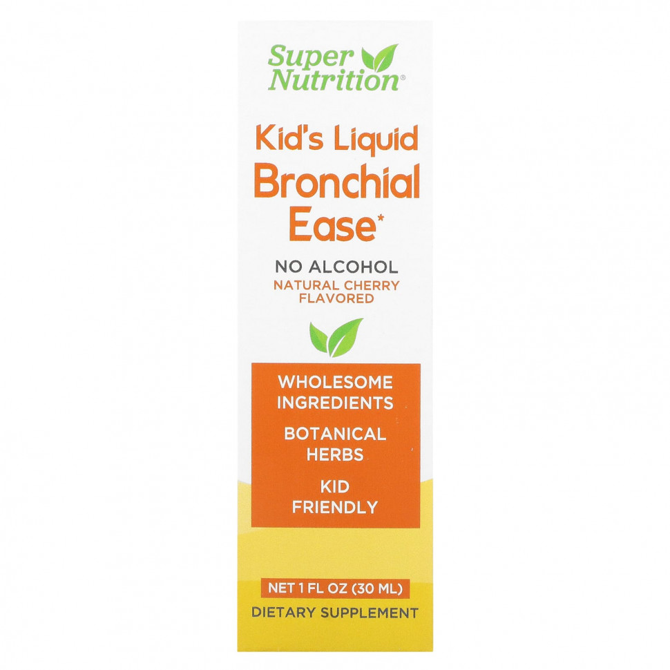   Super Nutrition, Kid's Liquid Bronchial Ease,  , , 30  (1 . )    -     -,    