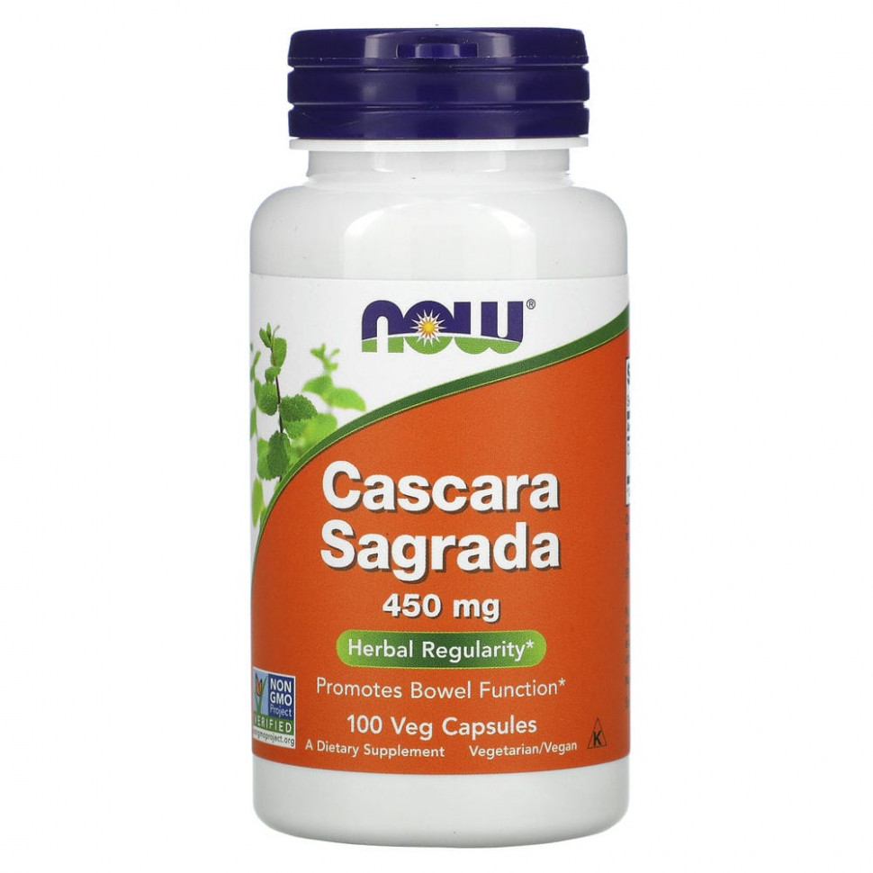   NOW Foods,  (Cascara Sagrada), 450 , 100      -     -,    