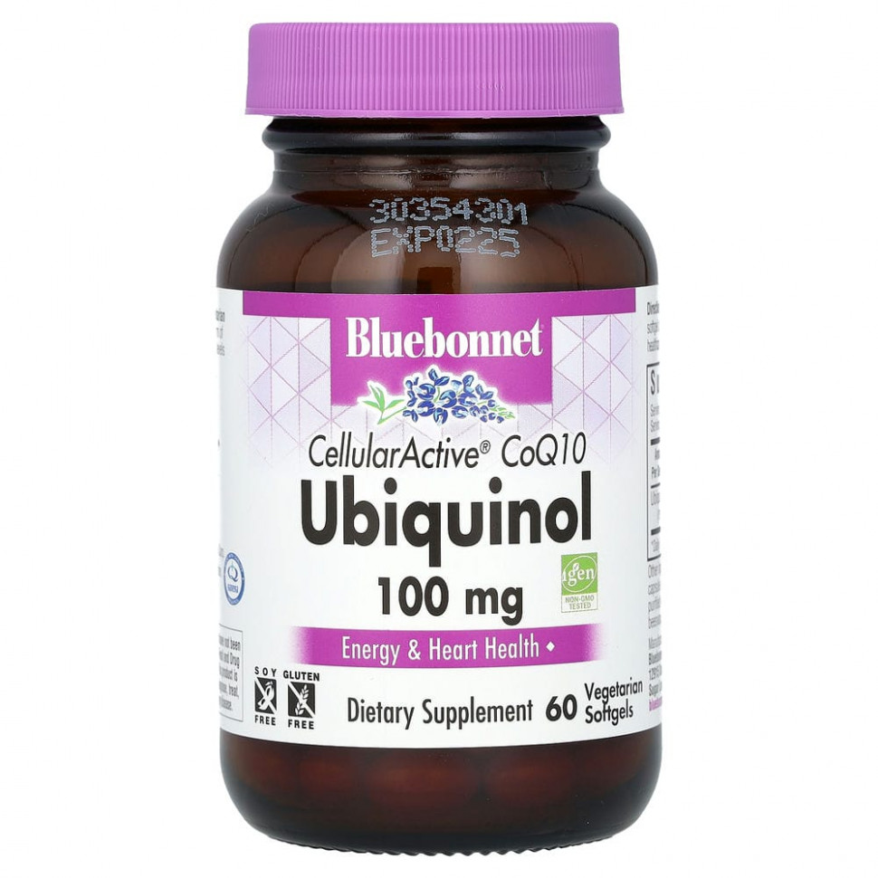   Bluebonnet Nutrition, CellularActive CoQ10, Ubiquinol, 100 , 60      -     -,    