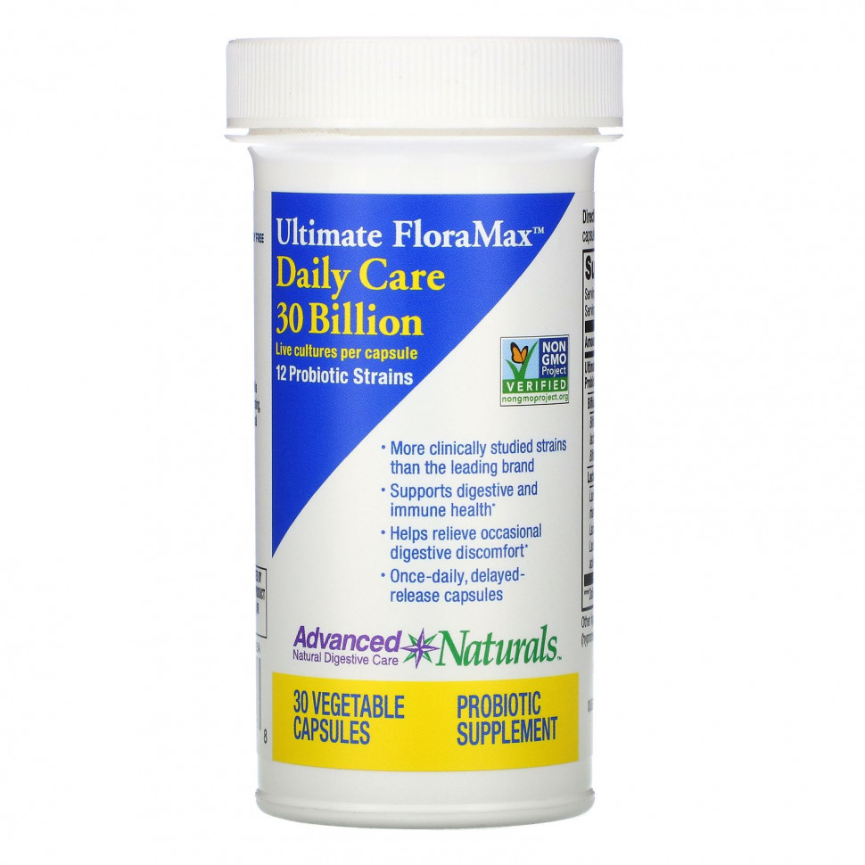   Advanced Naturals, Ultimate FloraMax,  , 30 , 30      -     -,    