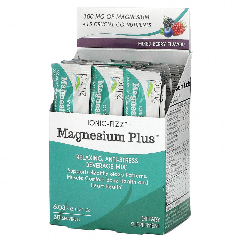   Pure Essence, Magnesium Plus, ,    ,  , 171  (6,03 )    -     -,    