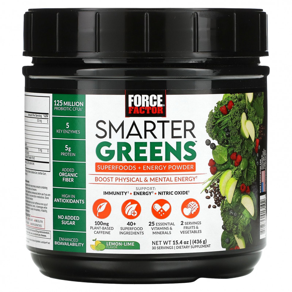   Force Factor, Smarter Greens,  +  ,   , 436  (15,4 )    -     -,    