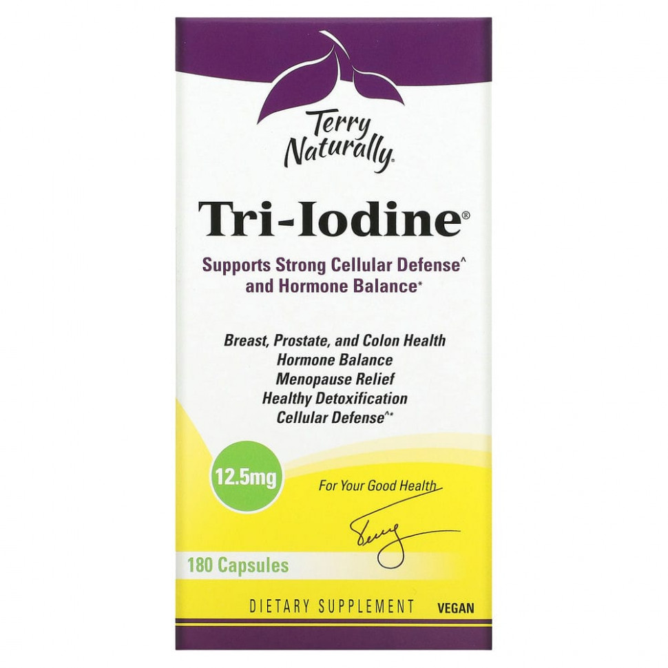   Terry Naturally, Tri-Iodine, 12,5 , 180     -     -,    