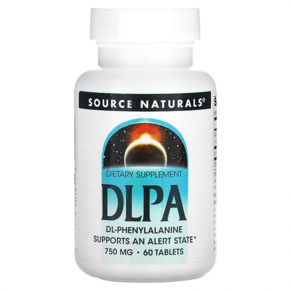   Source Naturals, DLPA (DL-), 750 , 60     -     -,    