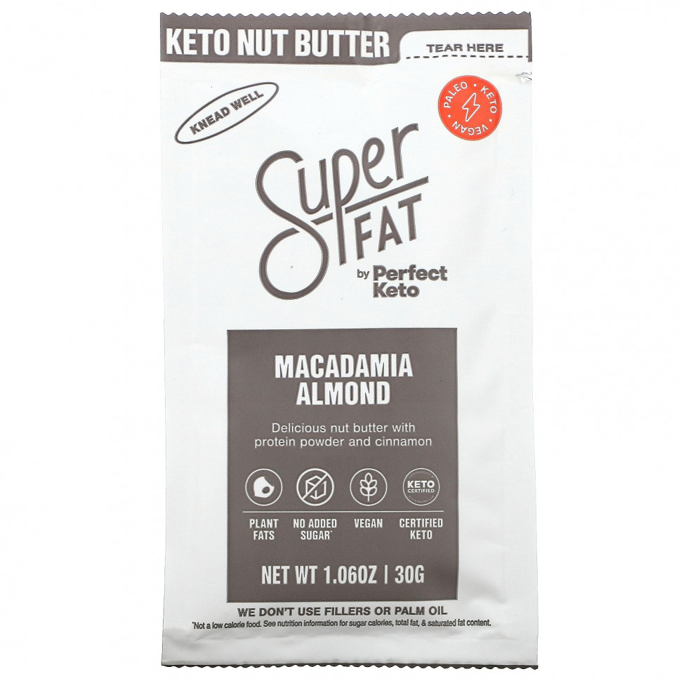   SuperFat, Keto Nut Butter,  , 30  (1,06 )    -     -,    