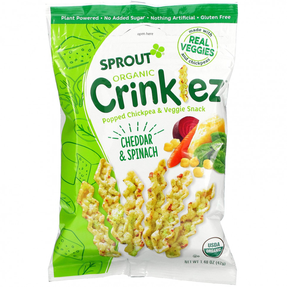   Sprout Organic, Crinklez,     ,    12 ,   , 42  (1,48 )    -     -,    