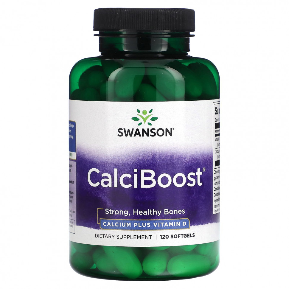   Swanson, CalciBoost`` 120      -     -,    