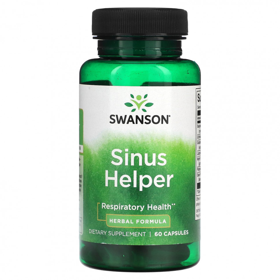   Swanson, Sinus Helper, 60     -     -,    