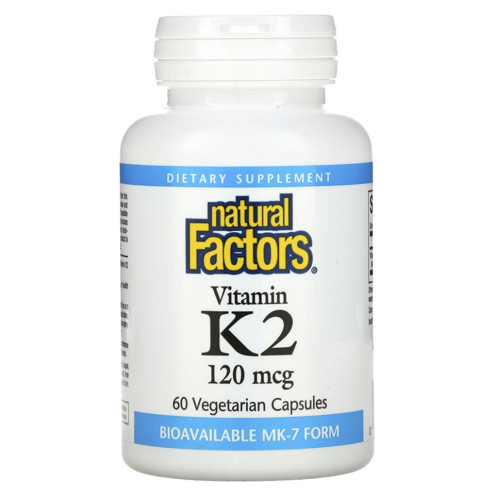   Natural Factors,  K2, 100 , 60      -     -,    