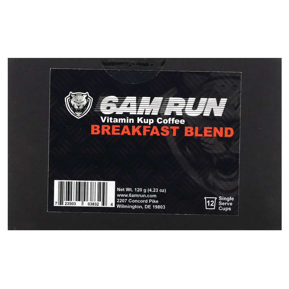   6AM Run, Vitamin Kup Coffee,   ,  , 12  , 120  (4,23 )    -     -,    