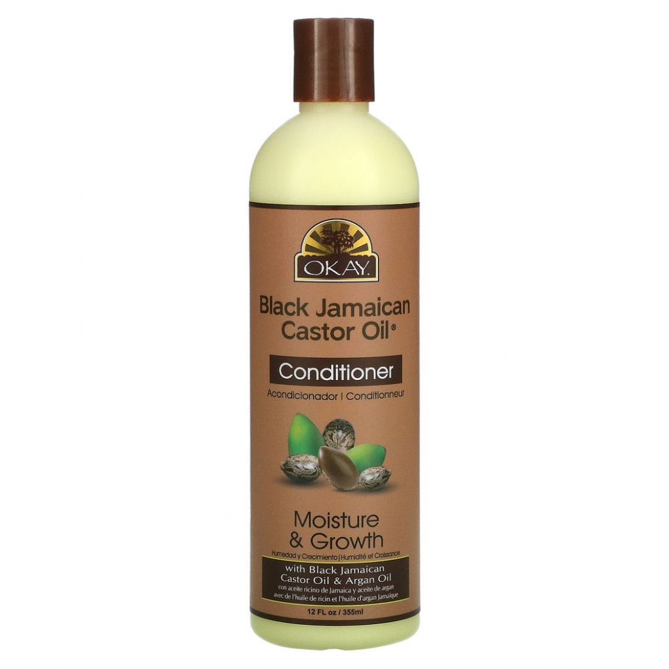   Okay Pure Naturals, Black Jamaican Castor Oil,    , , 355  (12 . )    -     -,    