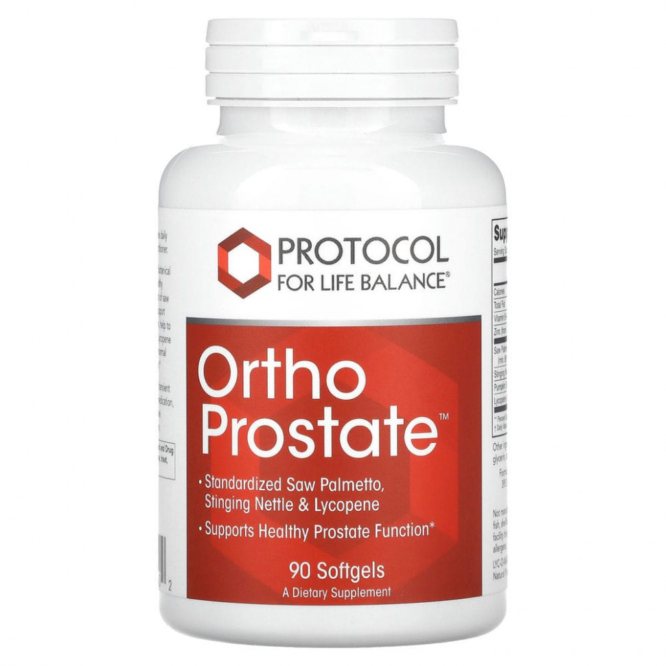   Protocol for Life Balance, Ortho Prostate, 90      -     -,    