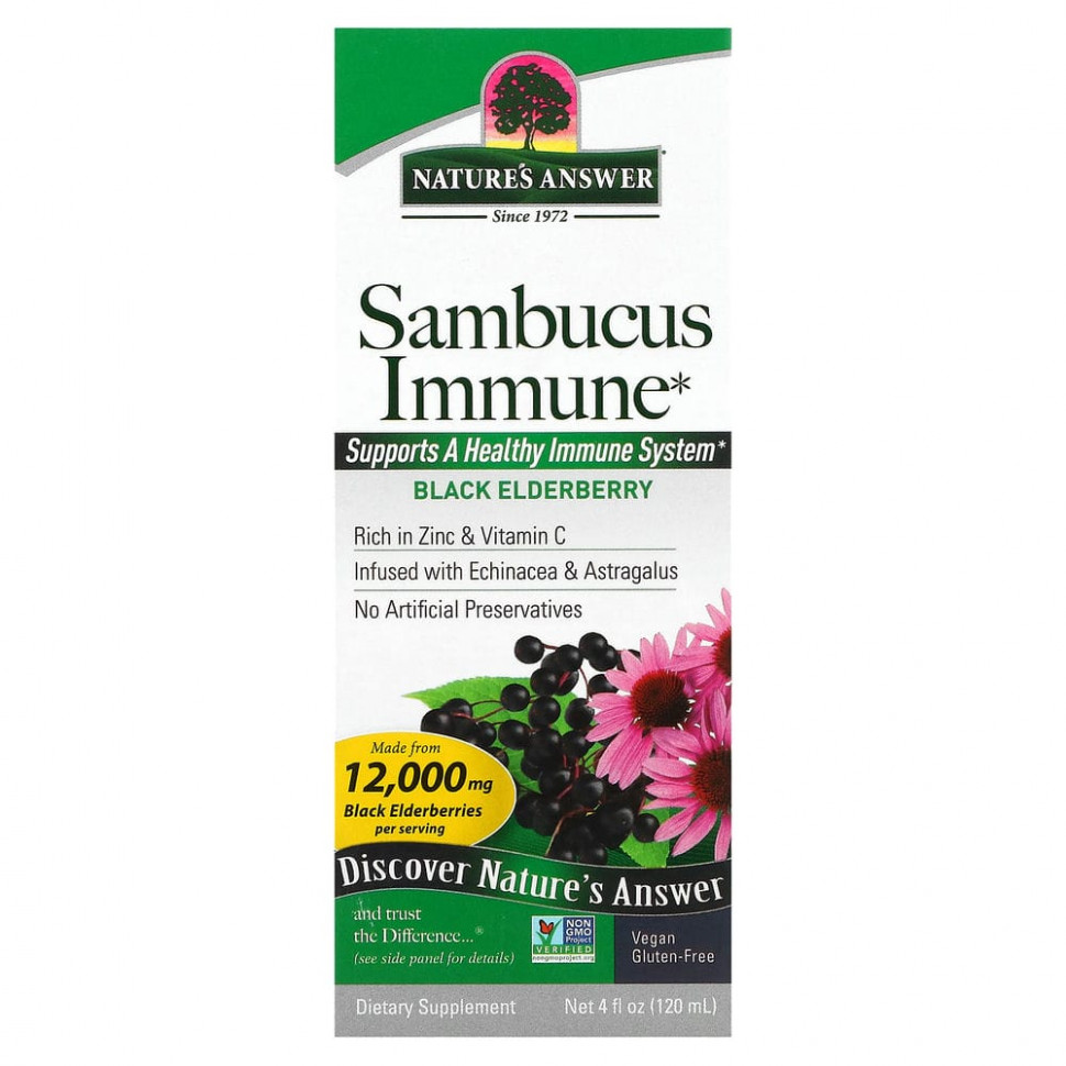   Nature's Answer, Sambucus Immune,    , 12 000 , 120  (4  )    -     -,    