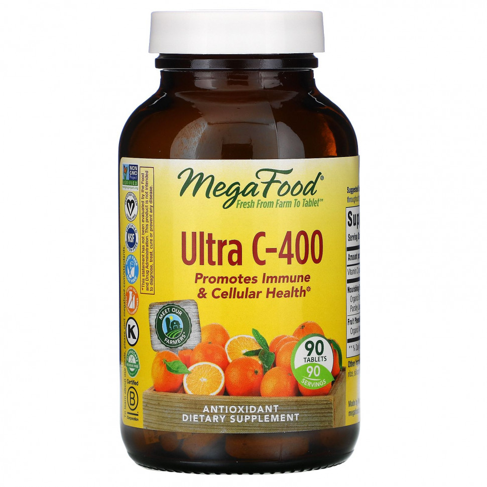   MegaFood, Ultra C-400, 90     -     -,    