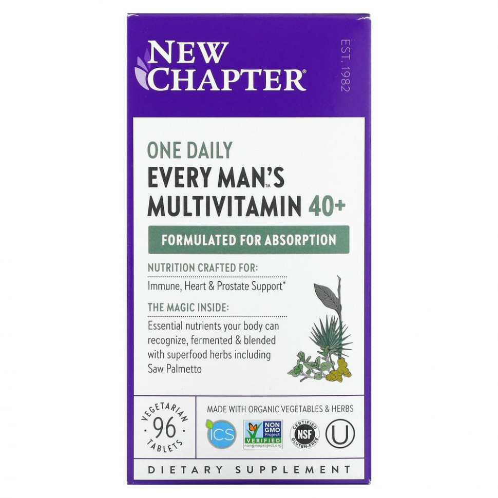   New Chapter, Every Man,       40 , 96      -     -,    