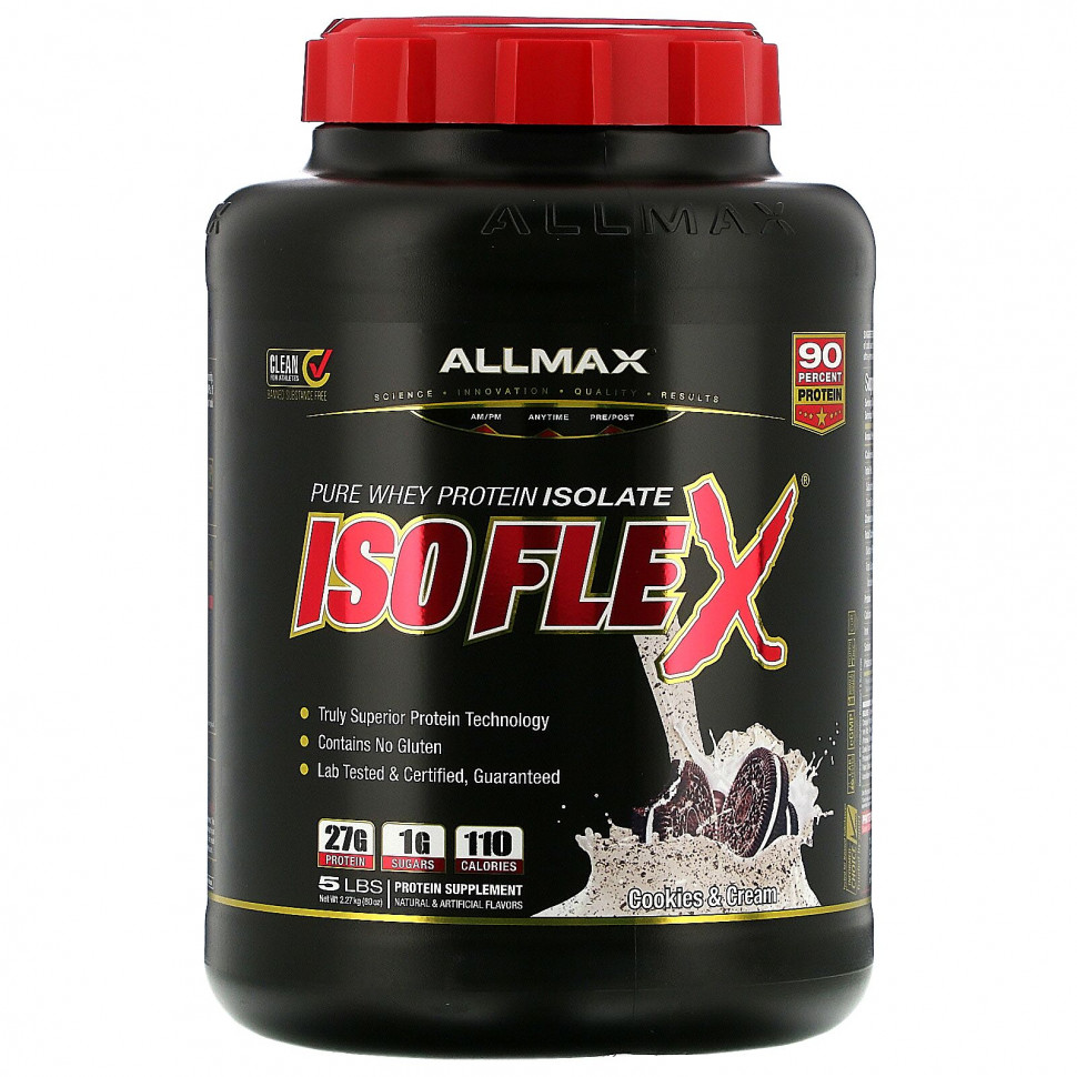   ALLMAX Nutrition, Isoflex, 100%     (  ,  ),     , 2,27  (5 )    -     -,    