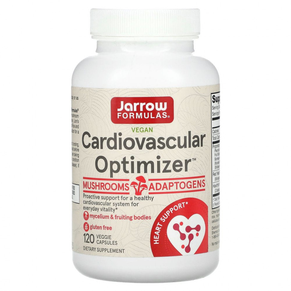   Jarrow Formulas, Cardiovascular Optimizer, 120      -     -,    