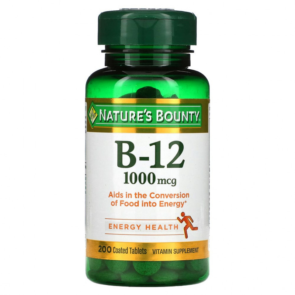   Nature's Bounty, B-12, 1000 , 200       -     -,    